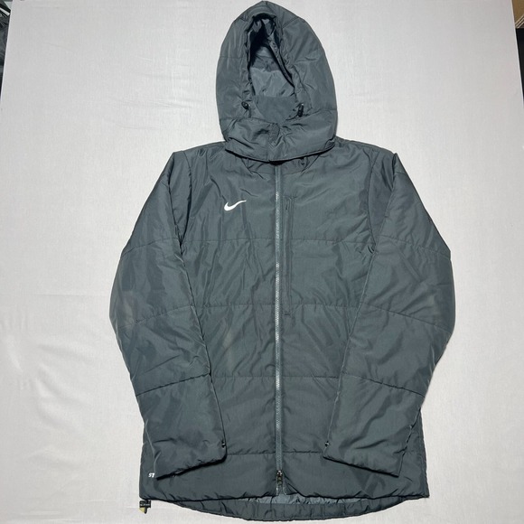 Nike Storm Fit Men's Black Lined Winter Swoosh Full Zip Hooded